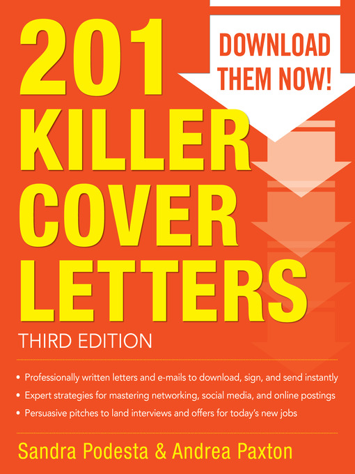 Sandra Podesta创作的201 Killer Cover Letters作品的详细信息 - 可供借阅